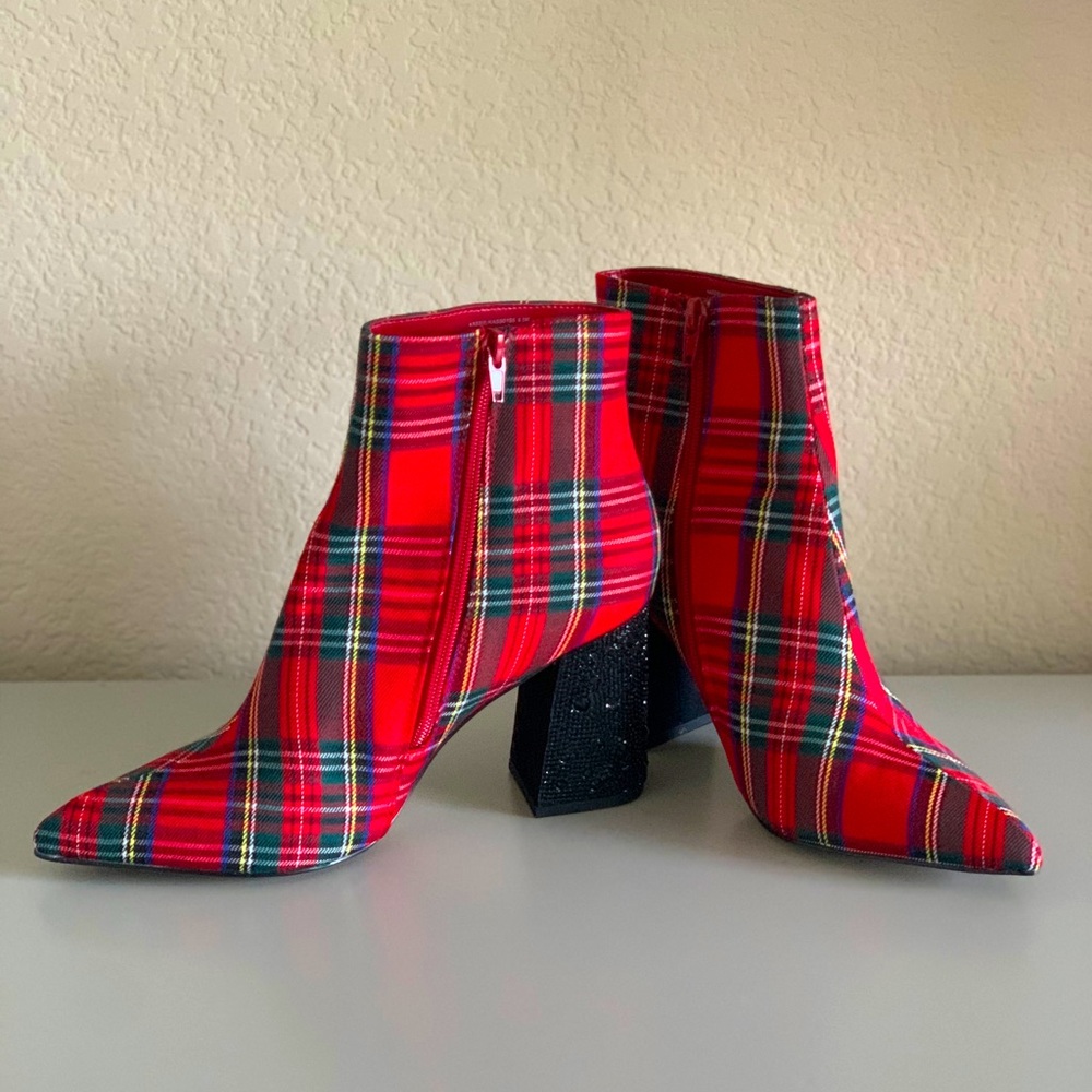 Betsey Johnson Tartan “Kassie” Boot